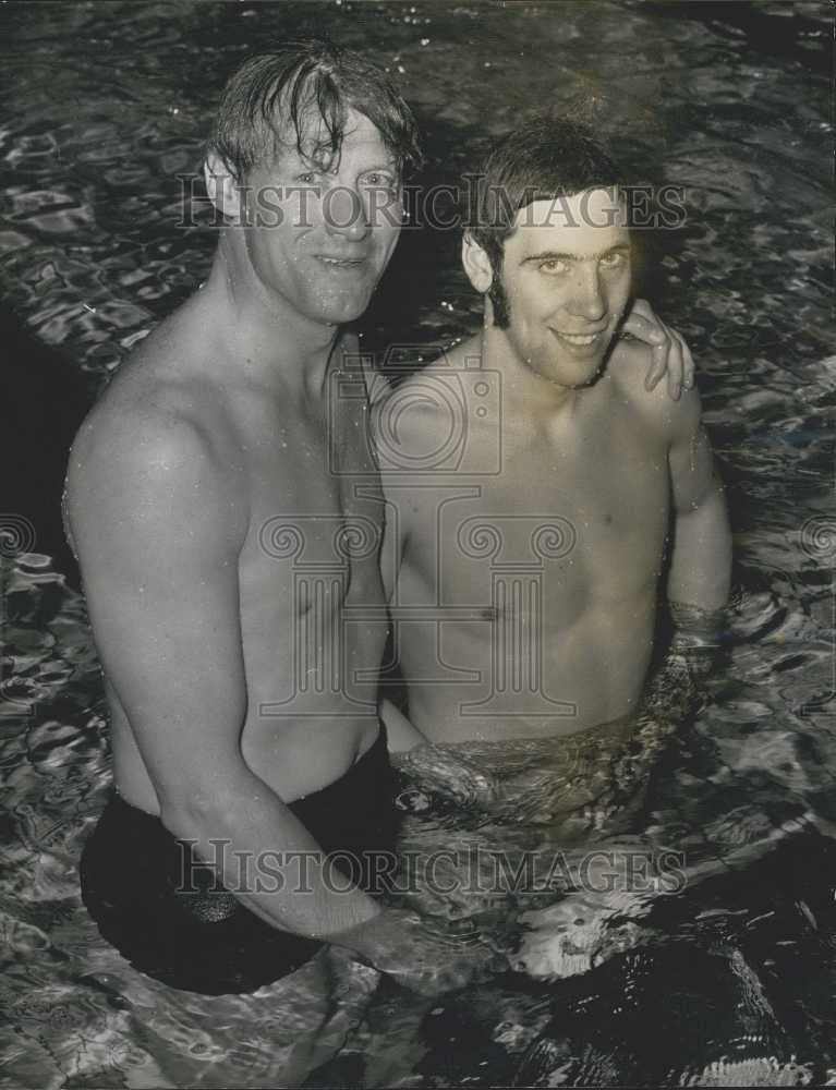 1970 Press Photo British butterfly champ, Martyn Woodroffe ,Mr. Eldon Griffiths - Historic Images