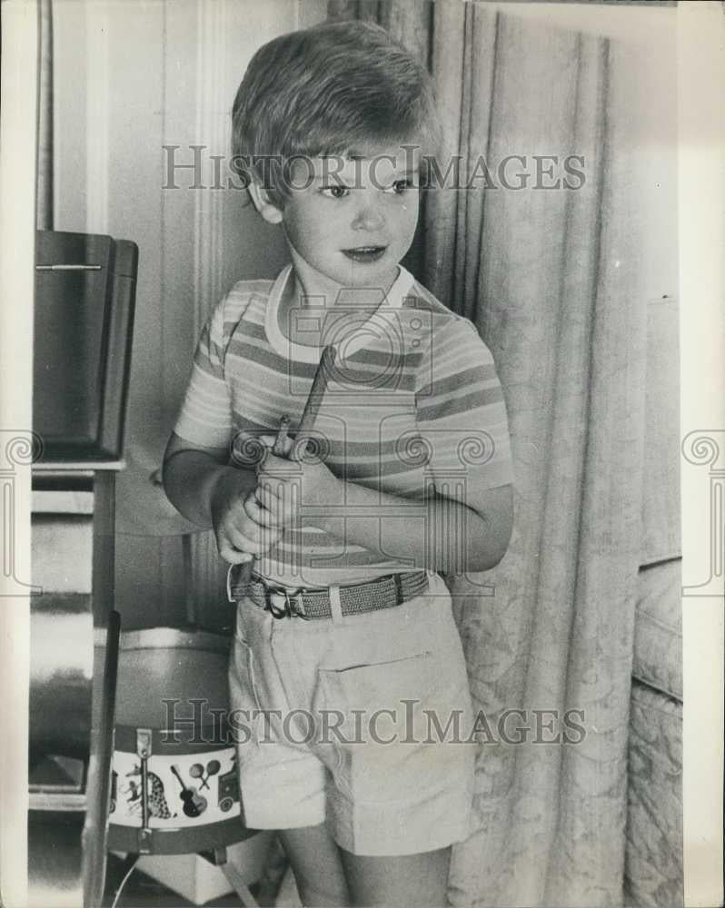 1975 Press Photo Lord Nicholas Windsor On 5th Birthday - Historic Images