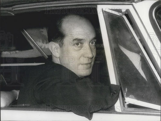 Press Photo Moroccan Opposition Leader Ben Barka Trial Policeman Marcel Leroy - Historic Images