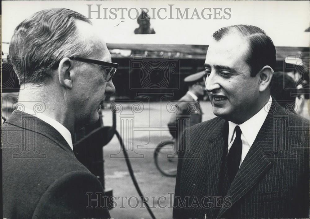 1963 Press Photo Algerian Ambassador Abdul Hafit Kuramame - Historic Images