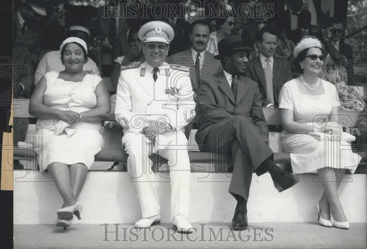 1961 Press Photo President of Yugoslavia Marshal Tito Visits Togo - Historic Images