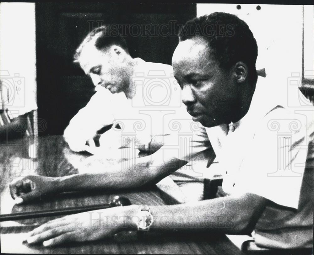 Press Photo Tanzania President Julius Nyerere Press Conference State House - Historic Images