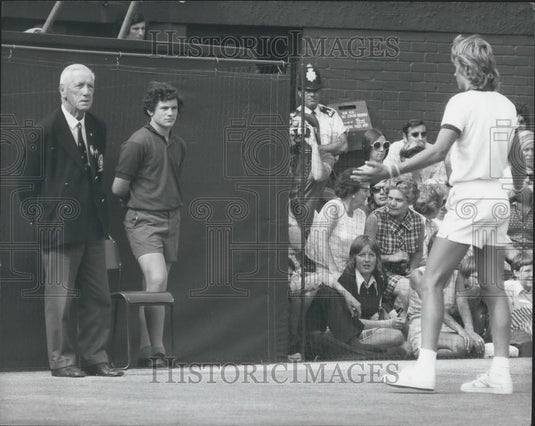 Press Photo Tennis Player Bjorn Borg - Historic Images