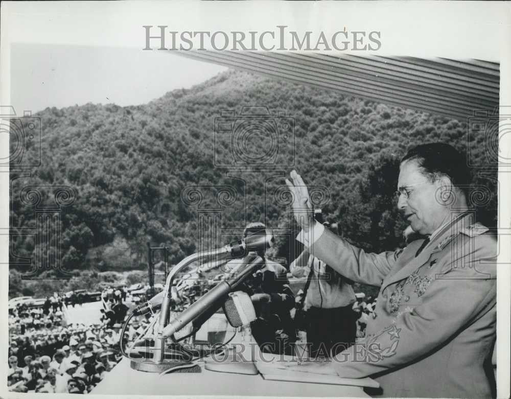 1961 Press Photo 20th Anniversary of Yugoslavian Uprising - Historic Images