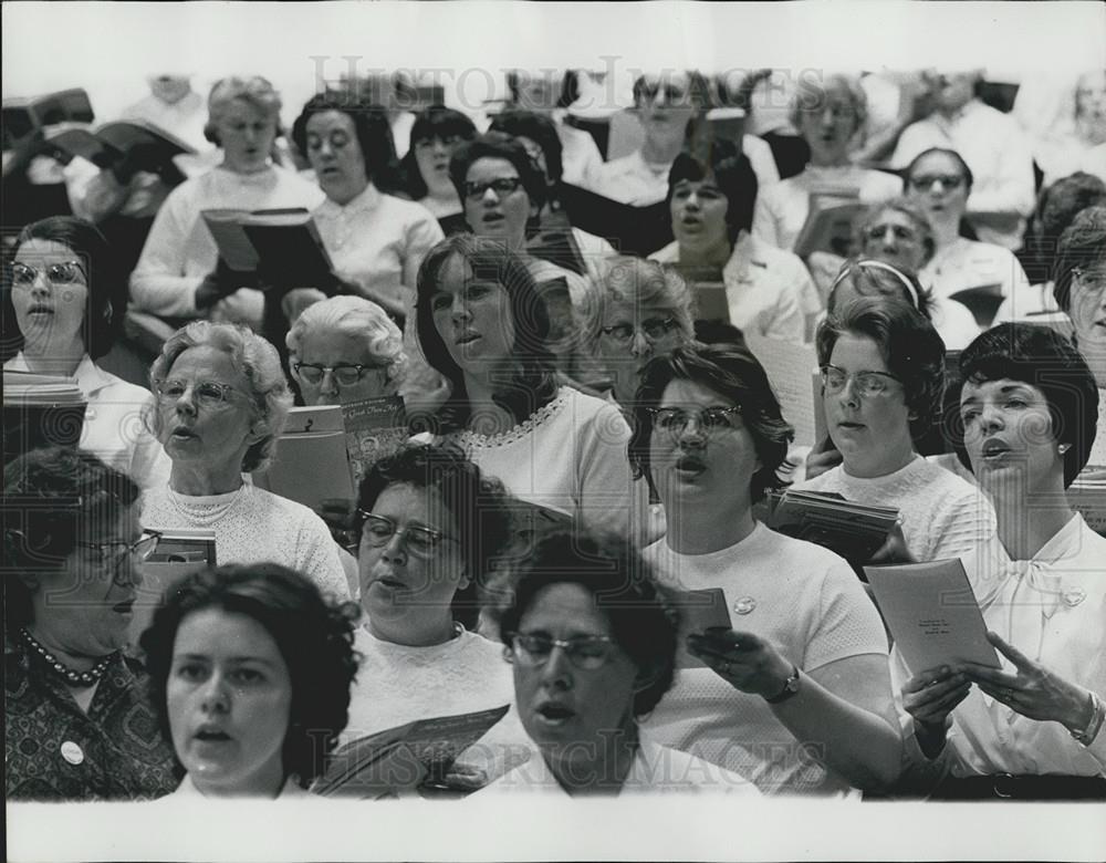 1966 Press Photo Billy Graham Greater London Crusade - Historic Images