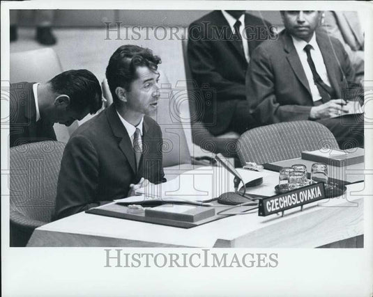 1968 Press Photo Security Council Begins debate on Situation In Czecholovakia - Historic Images