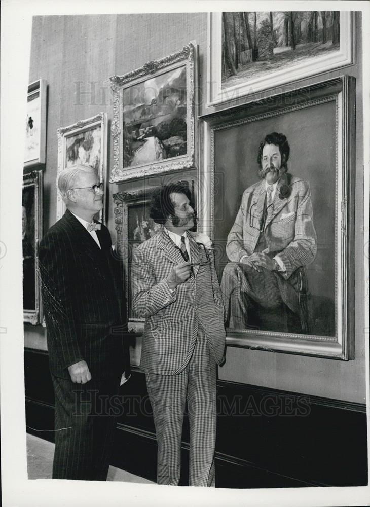 1957 Press Photo Portrait of Rose Grower-Harry Wheatcroft-Royasl Academy - Historic Images