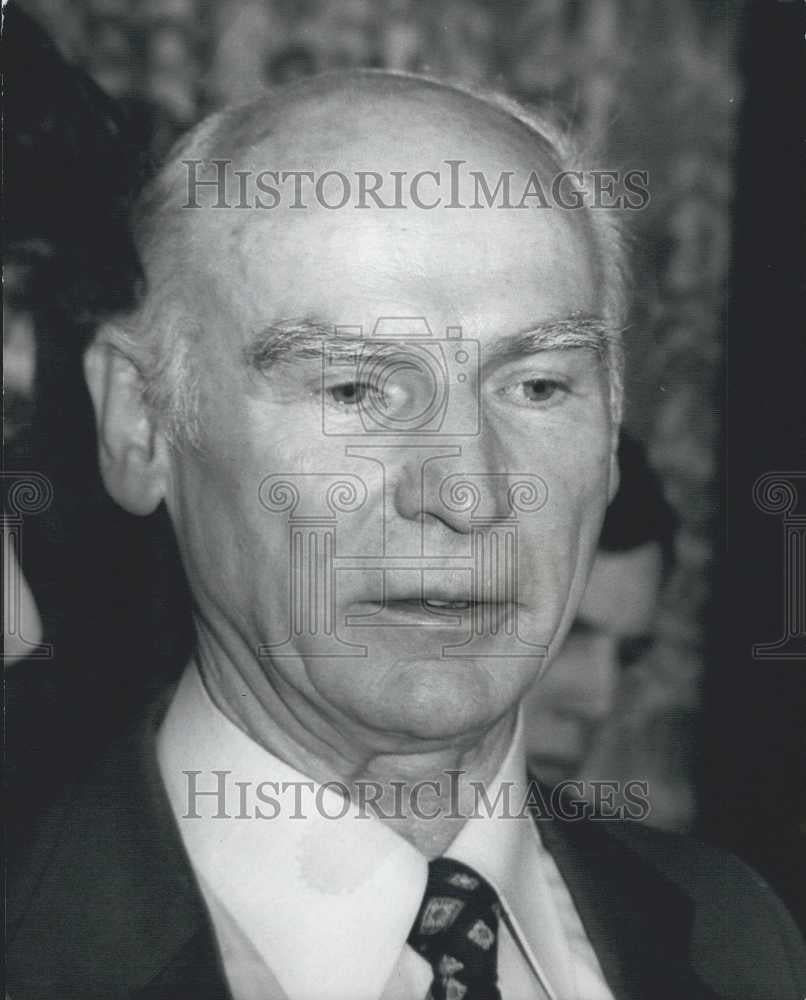 1977 Press Photo Freed: Former SS Colonel Hubert Meyer, - Historic Images