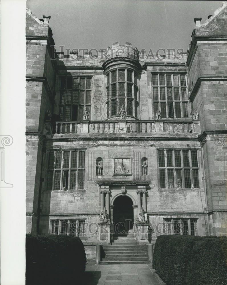 Press Photo Entrance To Church Of 12th Century Fountains Abbey Cistercian - Historic Images
