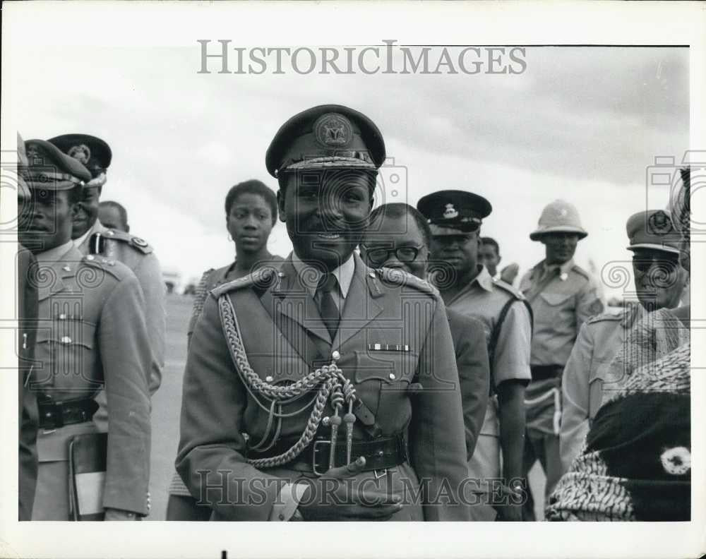 1973 Press Photo Yakubu Gowon Head Military Government Nigeria OAU Meeting Addis - Historic Images