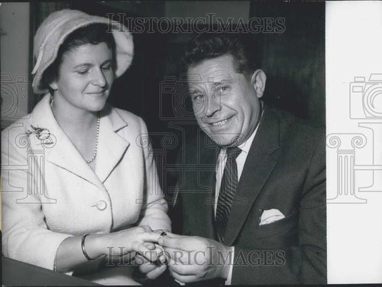1958 Press Photo Rommel's Master Spy Marries - Historic Images
