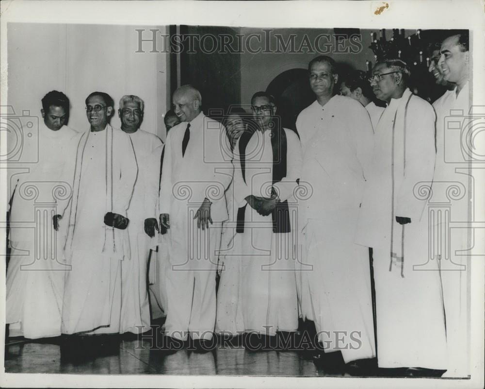 1959 Press Photo Prime Minister's Sri Lanka Freedom Party - Historic Images