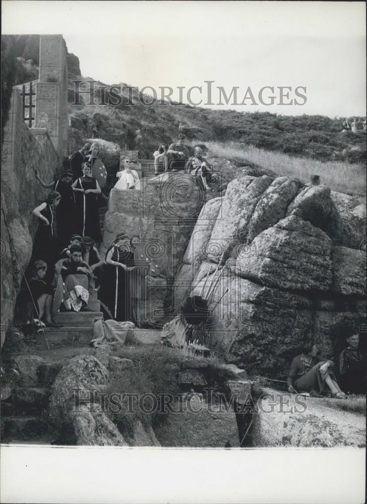 Press Photo Minack Theatre, Cornwall, The Iphigenia in Tauris - Historic Images