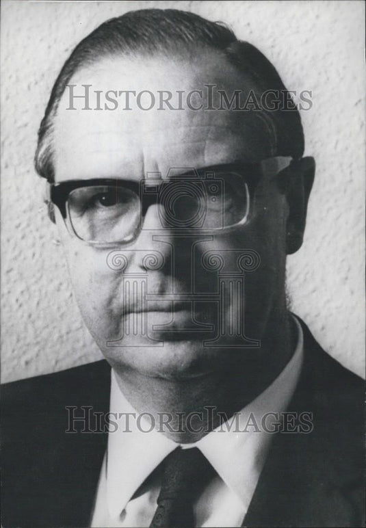Press Photo Ministerial Director Ulrich Sahm West German Ambassador Moscow - Historic Images