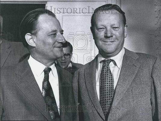 1972 Press Photo Ex Danish Foreign Economics & Market Minister Ivar Noergaard - Historic Images