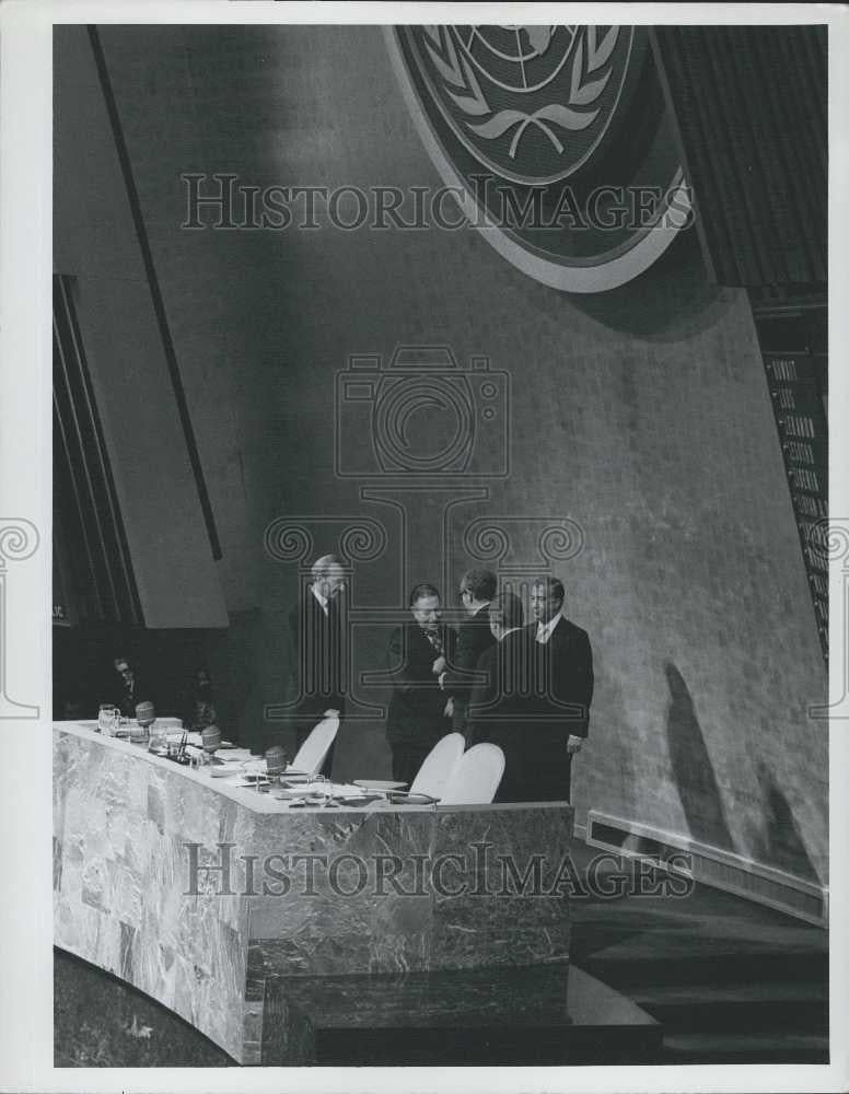 1973 Press Photo Ecuadorian President At UN General Assembly - Historic Images