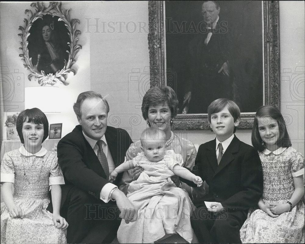 1976 Press Photo Marina, Randolph, and Jennie. Duke of Marlborough - Historic Images