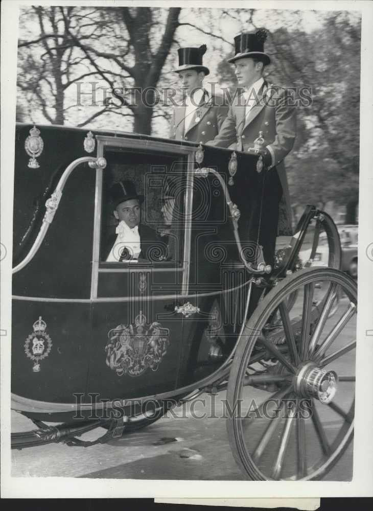 1958 Press Photo Honduras Ambassador to Britain Antonio Milla - Historic Images