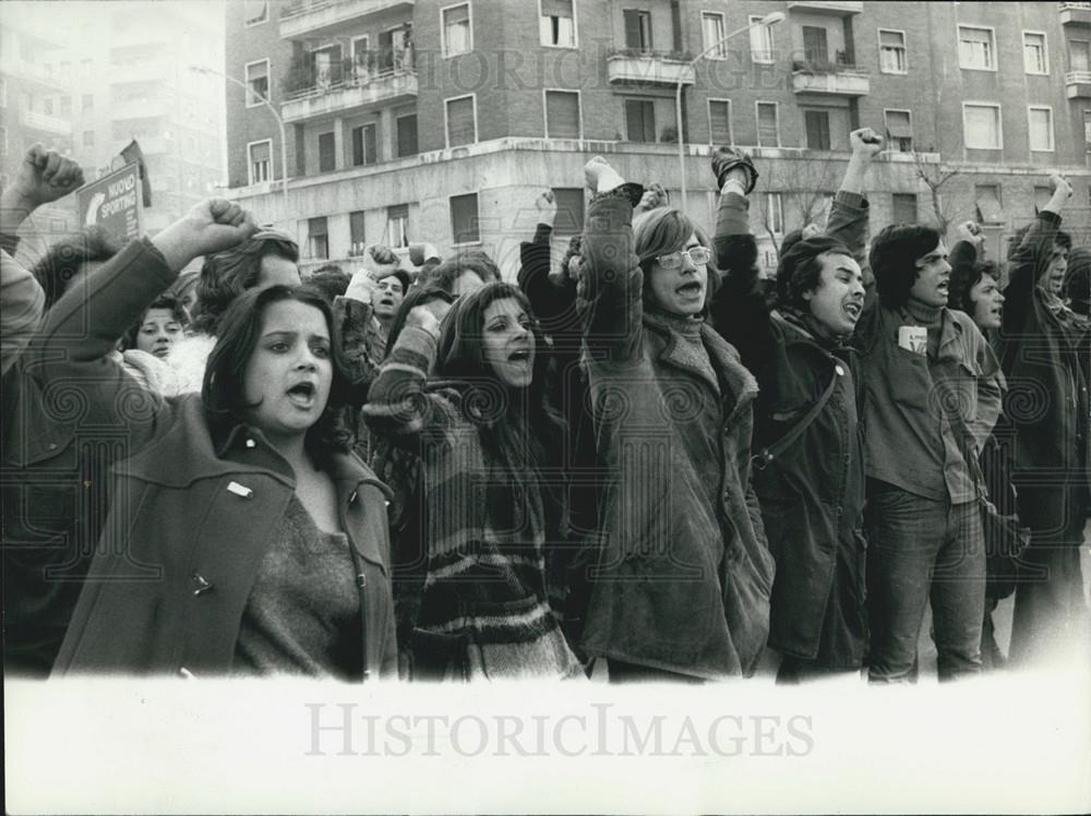 1972 Press Photo Angelo Quattrocchi, 24, leader of the Party of Ippi - Historic Images