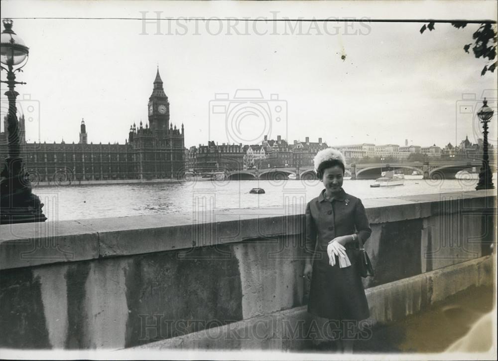 1965 Press Photo Princess Hanako St Thomas Hospital, London - Historic Images