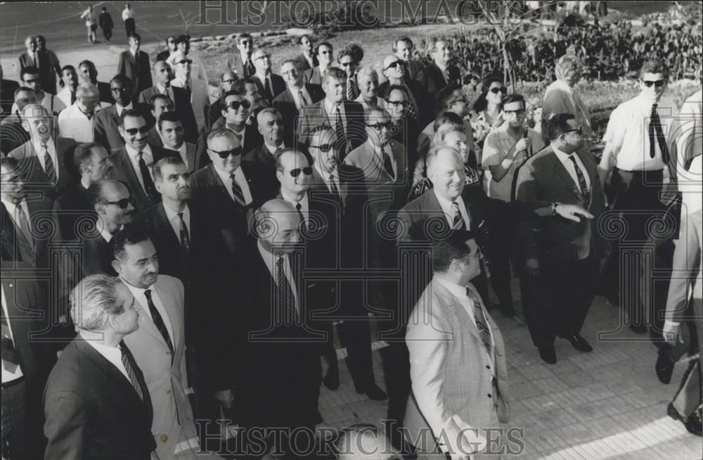 1971 Press Photo US Sec of State William Rogers at Cairo - Historic Images