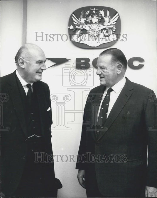 1970 Press Photo British Overseas Airways Corporation Annual Report Press Conf. - Historic Images