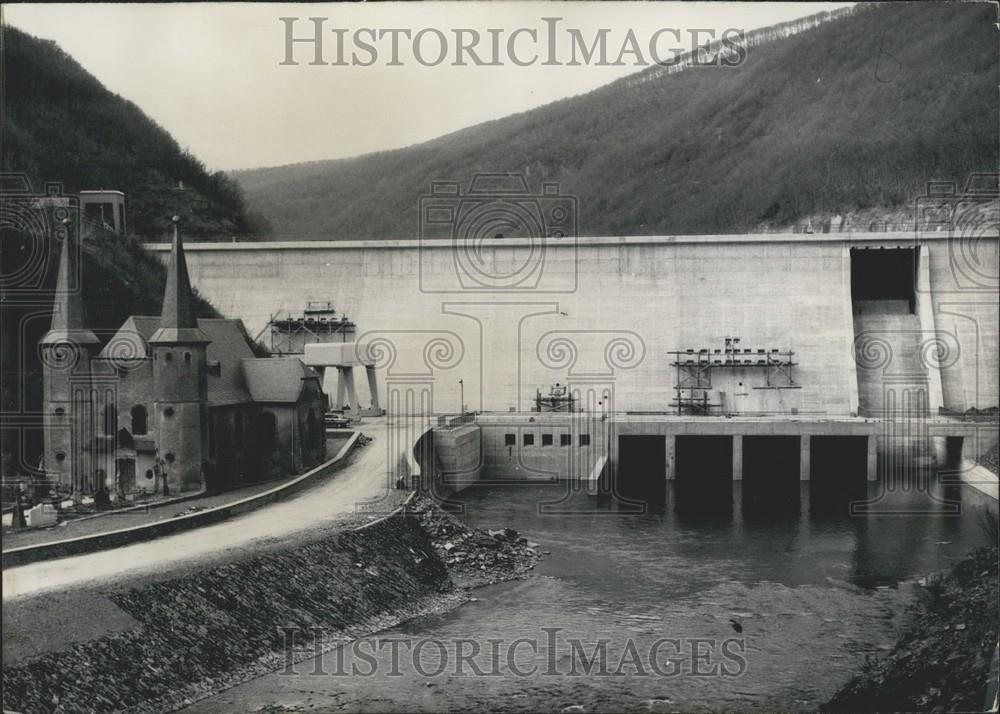 1963 Press Photo World&#39;s Biggest Pumping Elevator Power Plant Construction - Historic Images