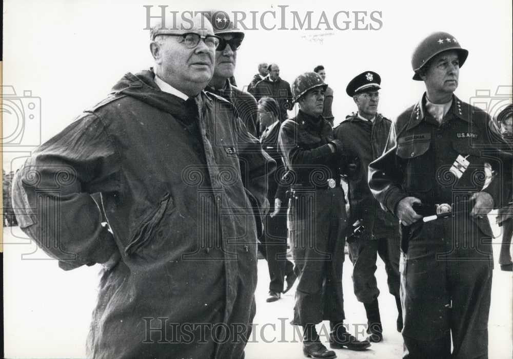 1959 Press Photo The NATO Counsel&#39;s visit to Central Army Group - Historic Images