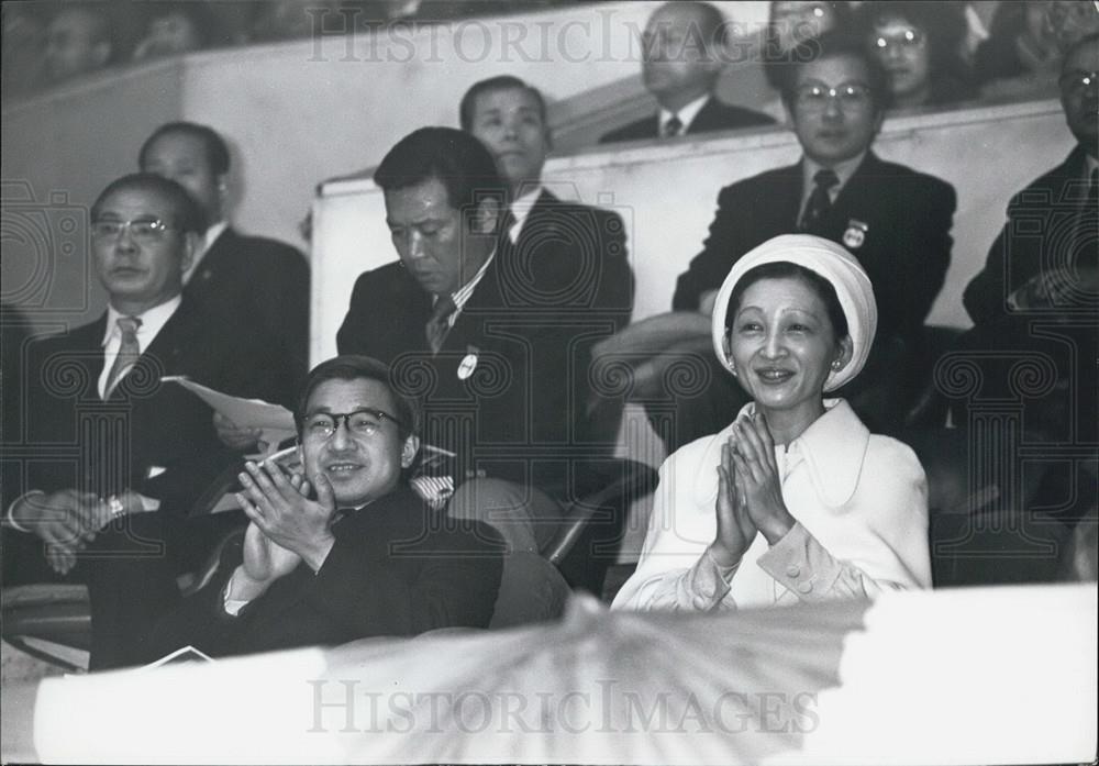 1976 Press Photo Crown Prince Akihito, Princess Michiko, Japan - Historic Images