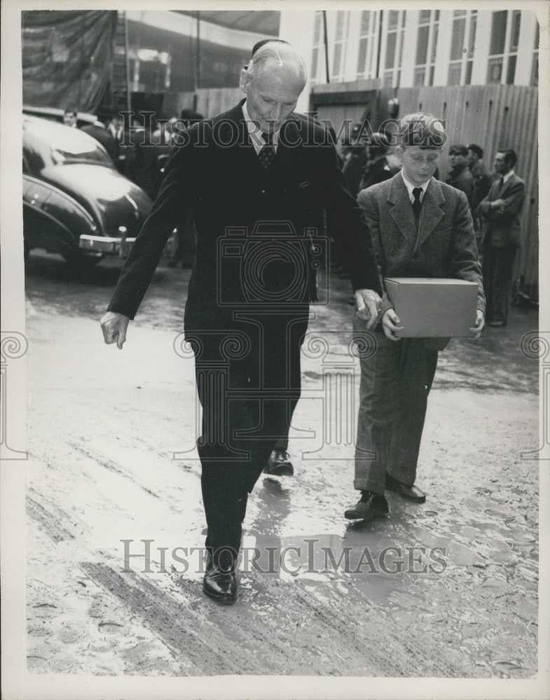 1953 Press Photo Field Marshal Lord Montgomery Coronation Rehearsal - Historic Images