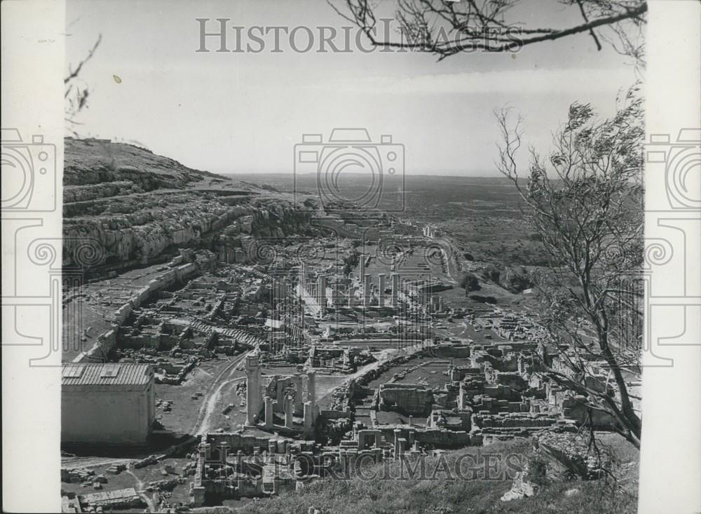 Press Photo The Ancient City Of Cyrene Ruins In Libya North Africa - Historic Images