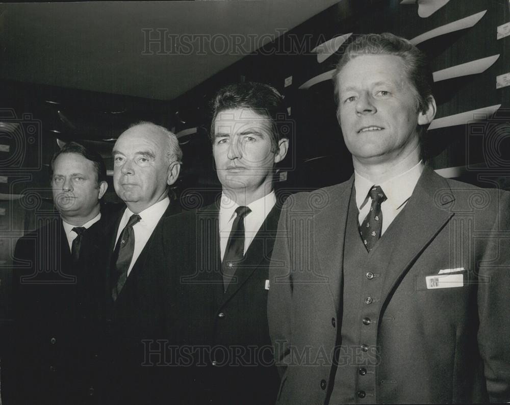 1971 Press Photo America&#39;s Davis Cup Team - Historic Images