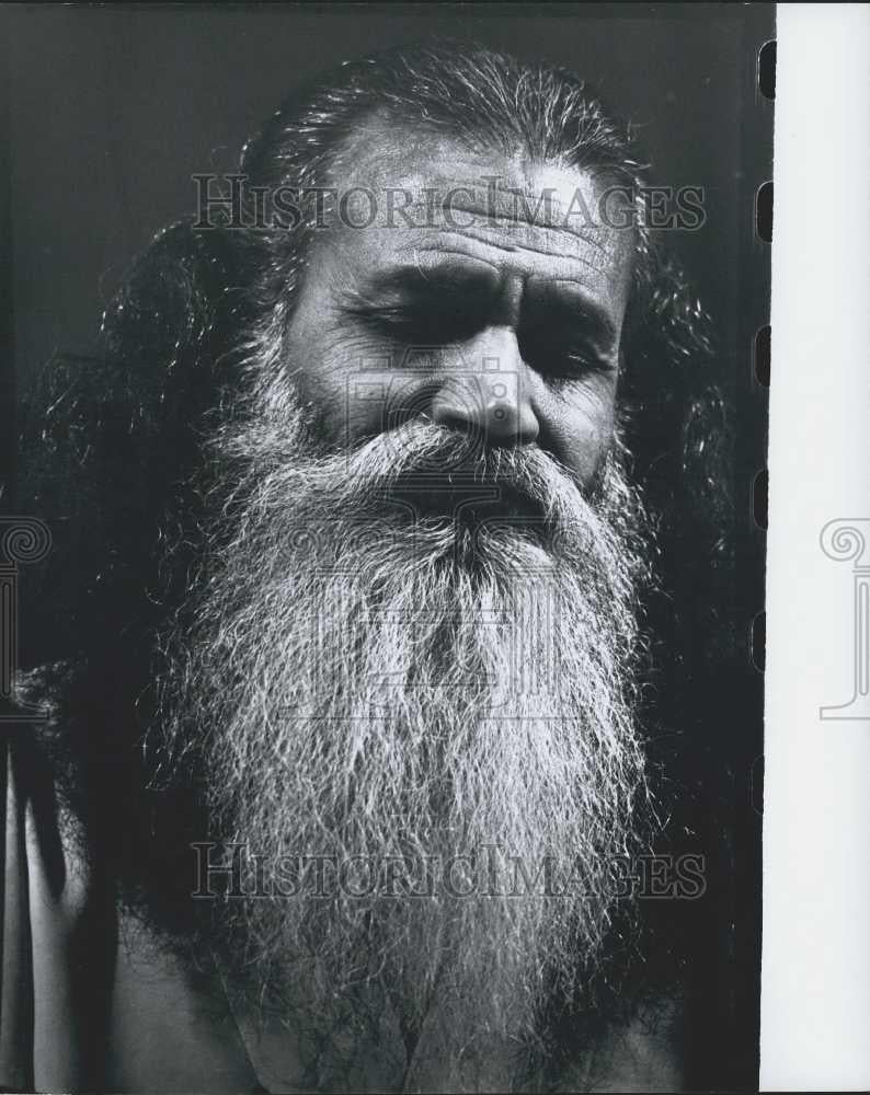 1969 Press Photo Swami Satchidananda Spiritual Master and Religious Teacher - Historic Images