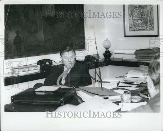 1914 Press Photo Jerusalem Mayor Teddy Kollek - Historic Images