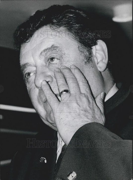 1972 Press Photo Franz Josef Strauss CSU Chairman - Historic Images