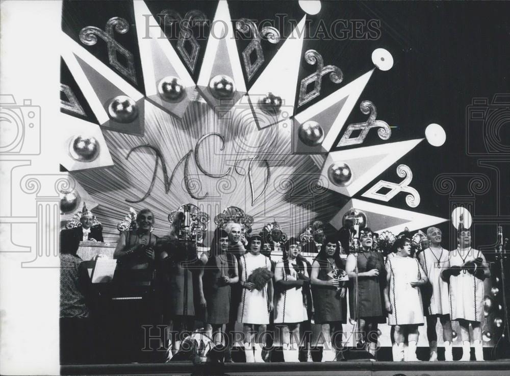 1968 Press Photo arnival season takes place in Mainz the MCV-Meeting - Historic Images