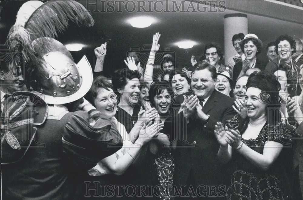 1960 Press Photo Council Blowers of the Great Carneval Party of Cologne - Historic Images