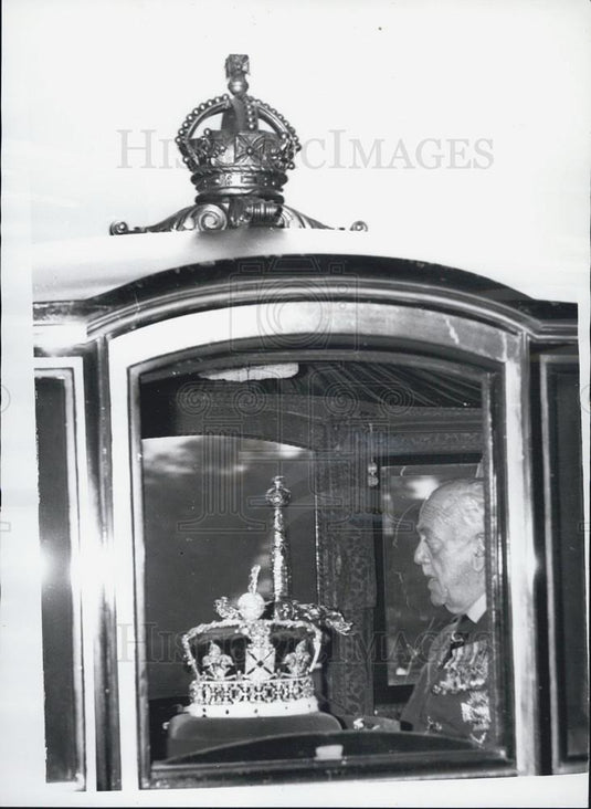 1964 Press Photo State opening of Parliament. Crown on way to the to house - Historic Images