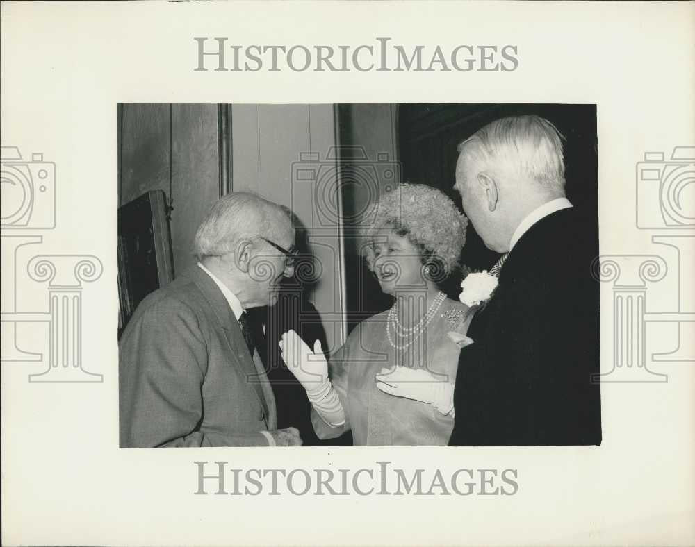 1969 Press Photo Queen Mother Attends Dulwich Picture Gallery Garden Party - Historic Images