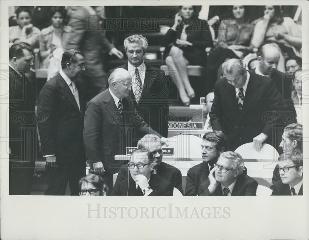 1973 Press Photo UN Gen. Assembly. - Historic Images