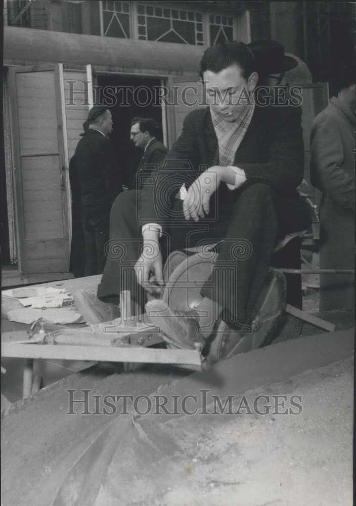 1953 Press Photo Agricultural Show Paris Porte De Varsailles - Historic Images