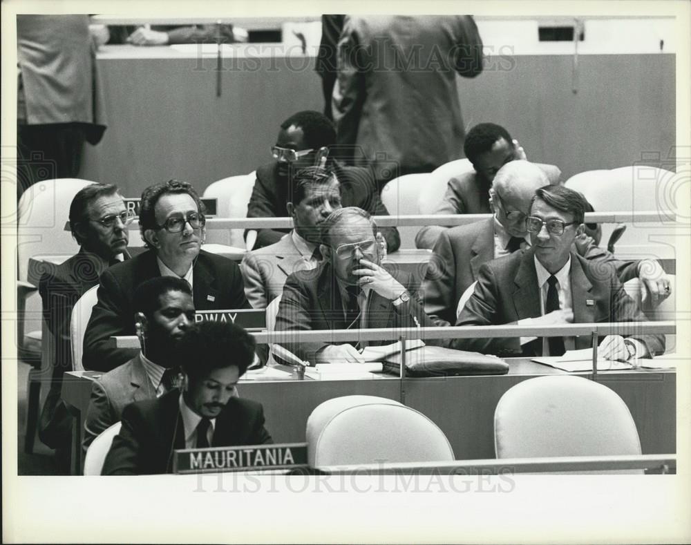 1984 Press Photo UN General Assembly - Historic Images