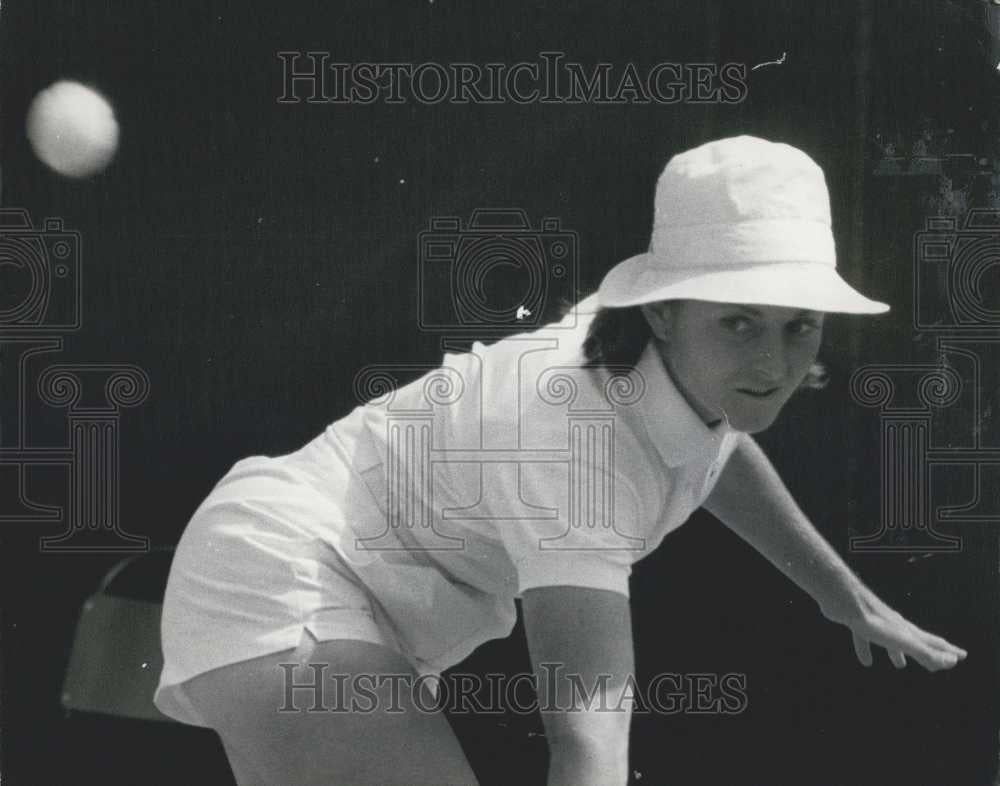 1968 Press Photo Nancy Richey at Wimbledon Open Tennis Championships - Historic Images