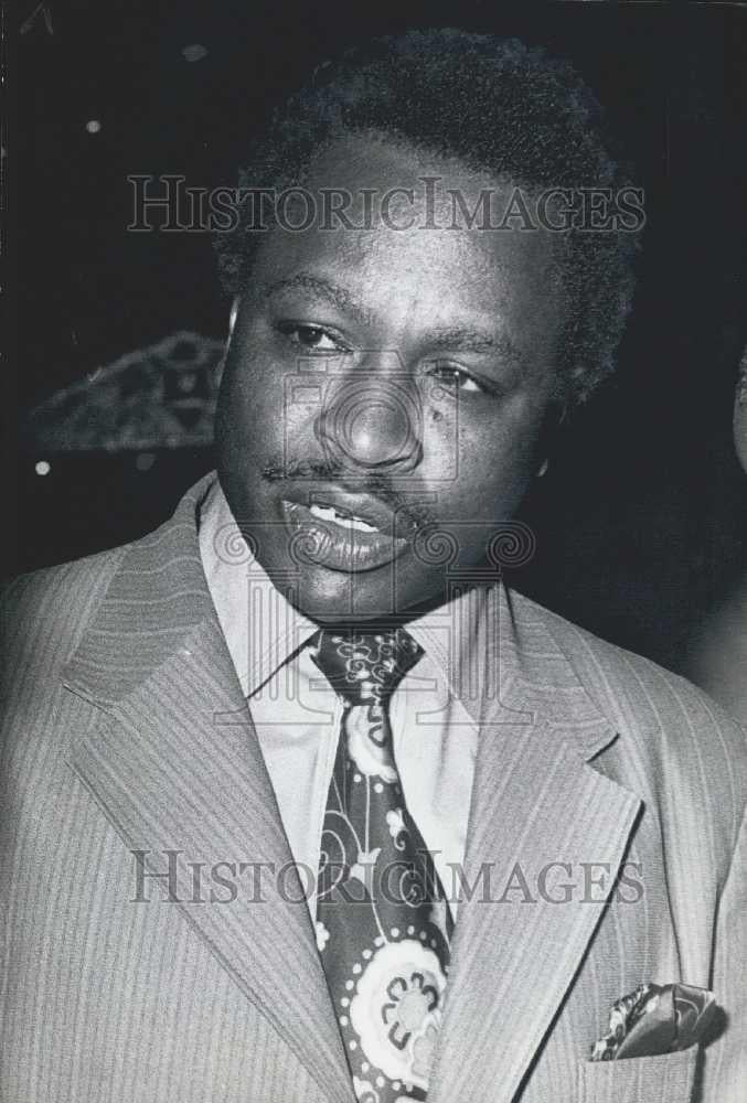 1975 Press Photo Kenyan Opposition Leader Josiah Kariuki - Historic Images