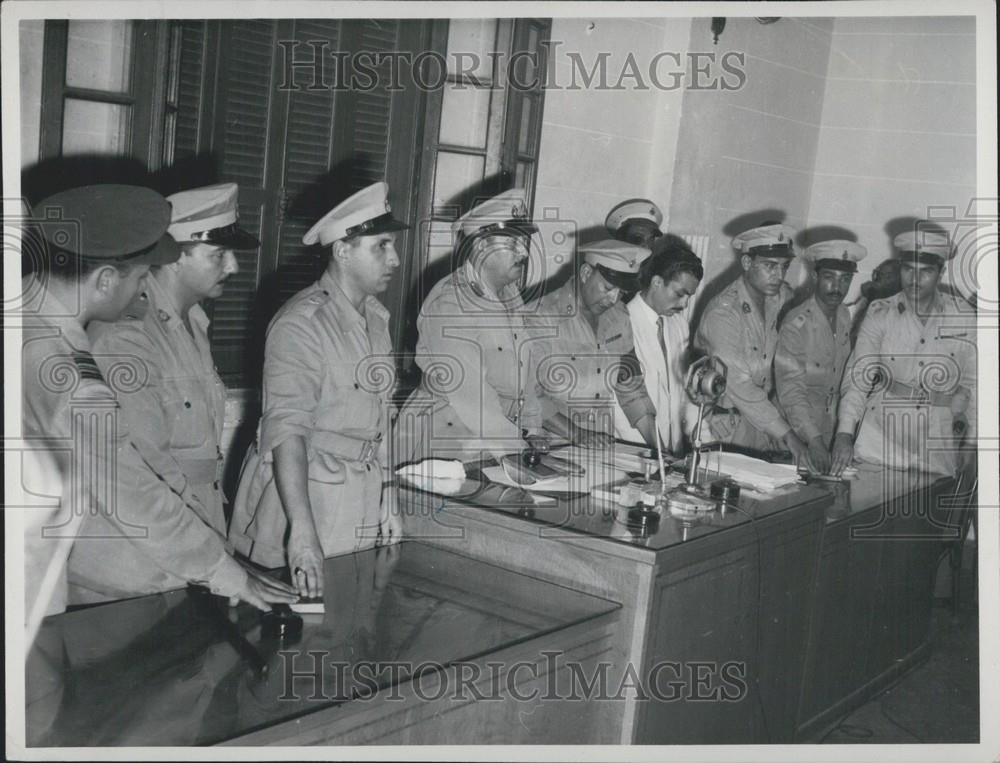 Press Photo Court to try Adel Lamloum at Minia Upper Egypt - Historic Images