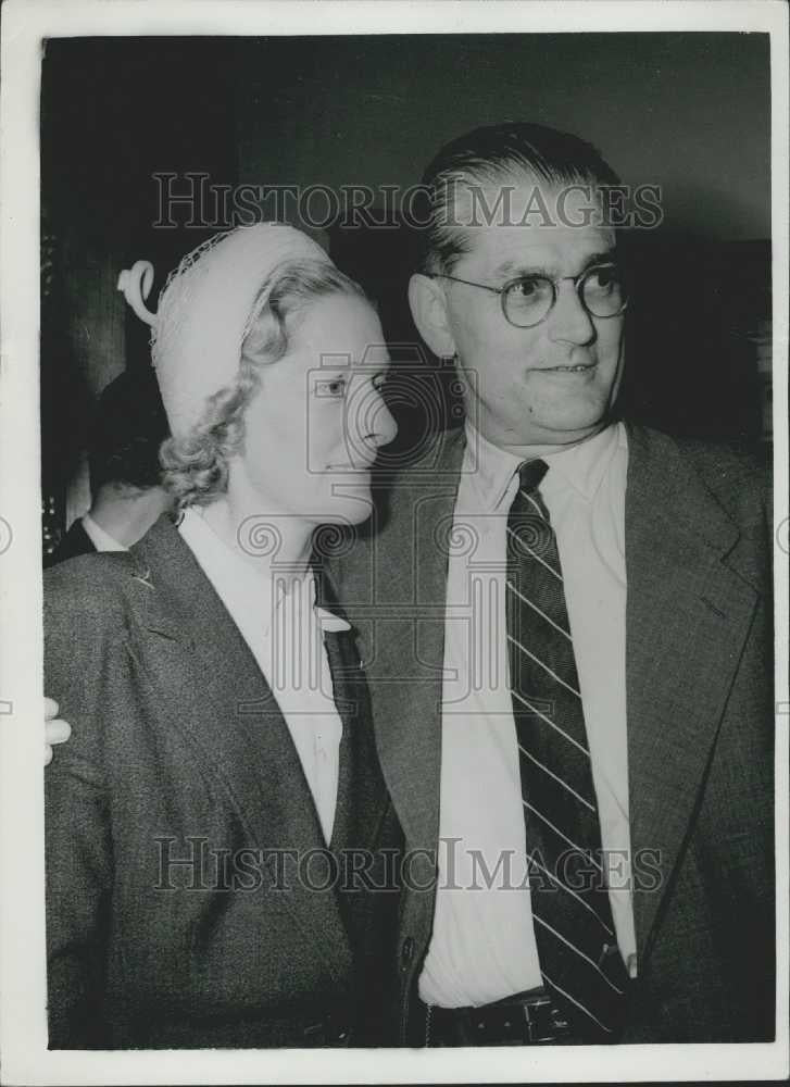 1953 Press Photo Edgar Sanders British Prisoner in Hungary Released - Historic Images