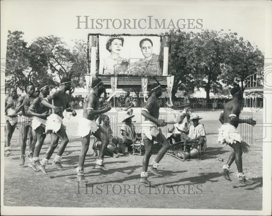 1961 Press Photo The queen attends Durbar - Historic Images