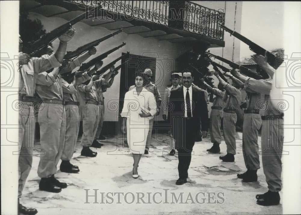 1958 Press Photo Ex Rebel Chief Si Cherrif Marries - Historic Images