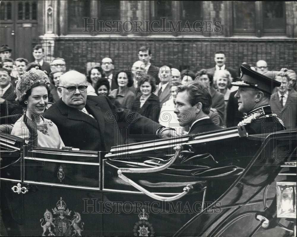 1963 Press Photo King and Queen of the Belgians arrived for Three Day Visit - Historic Images