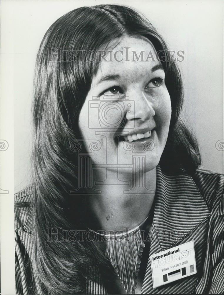 Press Photo International Tourist Test Subject West Germany - Historic Images